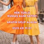 Turuncu kumaş alanlar