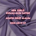 Şifon Kumaş Alım Satımı