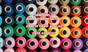 Her türlü dikiş ipliği alınır