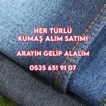 Her türlü kot kumaş alıyoruz