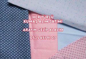 Gömleklik kumaş satın alınır