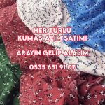 Elbiselik kumaş pazarı nerede vardır