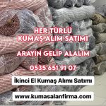 Kumaş alımı yapanlar