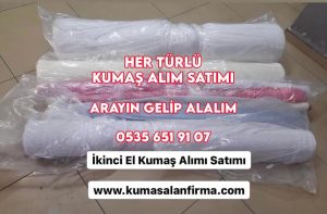İkinci el kumaş alanlar