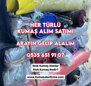 Stok Kumaş Alanlar 