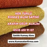 Satılık kumaş alan