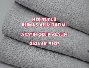 Toplu parti kumaş alınır