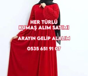 Kırmızı kumaş alım satımı