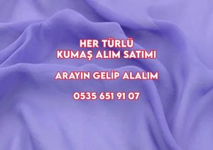 Multi Şifon Kumaş Alımı
