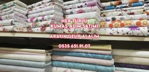 Vual kumaş satın alınır