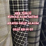 Pamuk penye kumaş alanlar