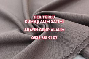Kilo işi penye kumaş Alımı