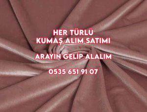Kadife kumaş alanlar
