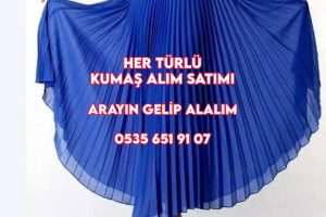 Pileli Kumaş Alımı 